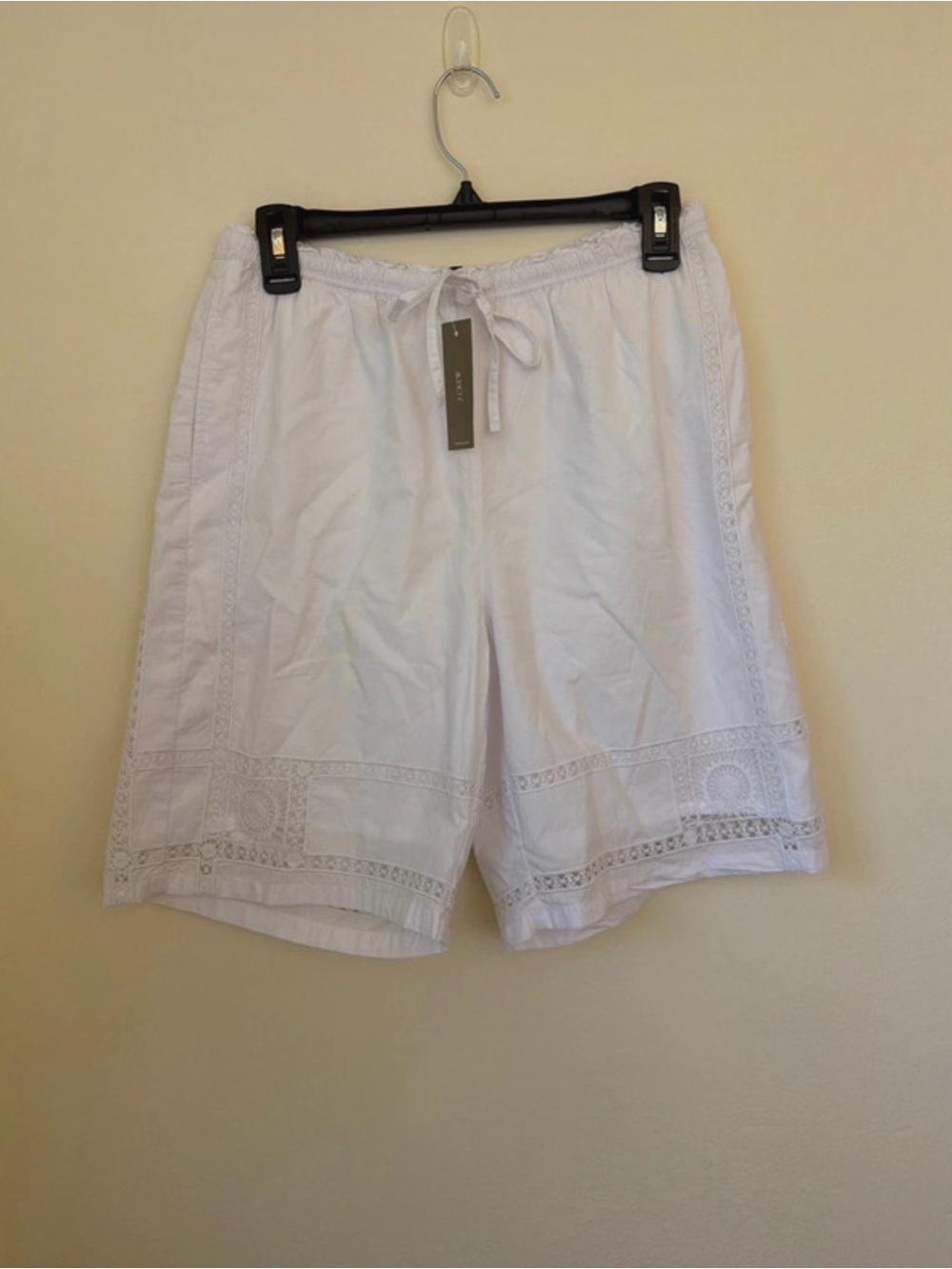 J.Crew Soleil Eyelet-Trim Shorts